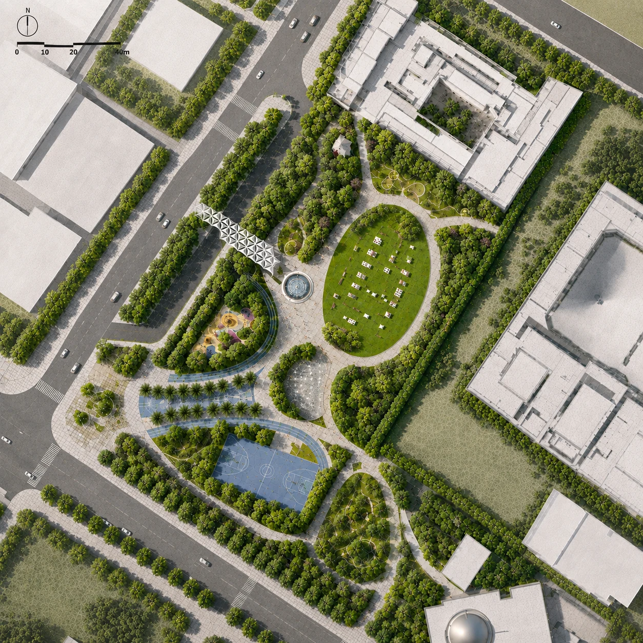 Al Safa Park 2 更新方案总平面